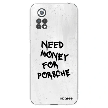 Picasee silikónový prehľadný obal pre Xiaomi Poco X4 Pro 5G - White Dollar