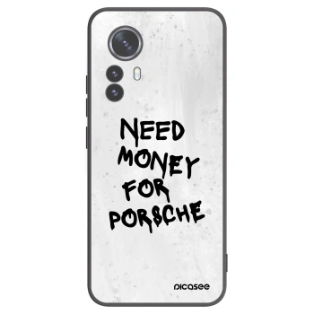 Picasee silikónový čierny obal pre Xiaomi 12 Pro - White Dollar