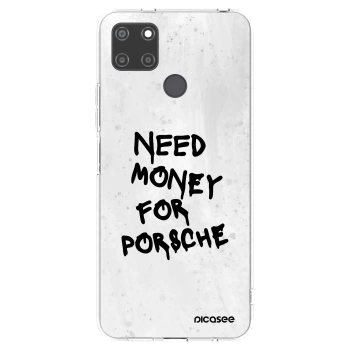 Picasee silikónový prehľadný obal pre Realme C21Y - White Dollar
