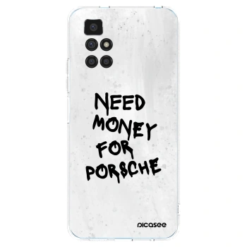Picasee silikónový prehľadný obal pre Xiaomi Redmi 10 (2022) - White Dollar