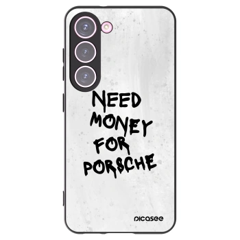 Picasee silikónový čierny obal pre Samsung Galaxy S23 5G - White Dollar