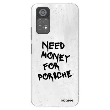 Picasee silikónový prehľadný obal pre Xiaomi Redmi Note 11S 5G - White Dollar