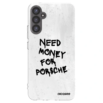 Picasee silikónový prehľadný obal pre Samsung Galaxy A34 5G A346B - White Dollar