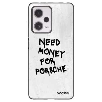 Picasee silikónový čierny obal pre Xiaomi Redmi Note 12 Pro+ 5G - White Dollar