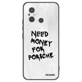Picasee silikónový čierny obal pre Xiaomi Redmi 12C - White Dollar