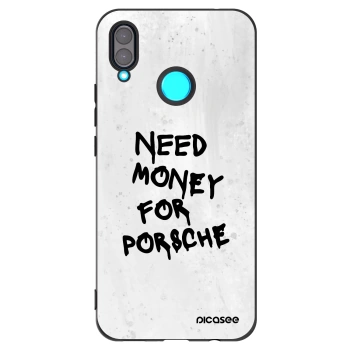 Picasee silikónový čierny obal pre Huawei Nova 3 - White Dollar