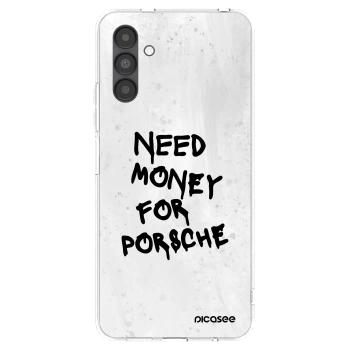 Picasee silikónový prehľadný obal pre Samsung Galaxy A04s A047F - White Dollar