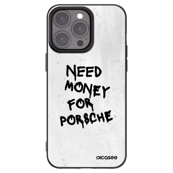 Picasee silikónový čierny obal pre Apple iPhone 15 Pro Max - White Dollar