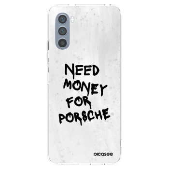 Picasee silikónový prehľadný obal pre Motorola Moto G62 - White Dollar
