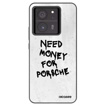 Picasee silikónový čierny obal pre Xiaomi 13T - White Dollar