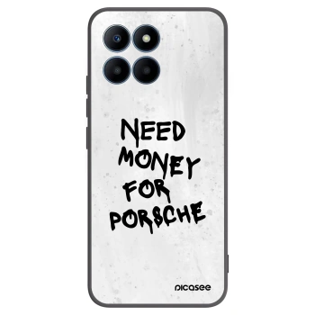 Picasee silikónový čierny obal pre Honor 70 Lite - White Dollar