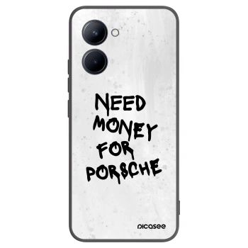 Picasee silikónový čierny obal pre Realme C33 (2023) - White Dollar