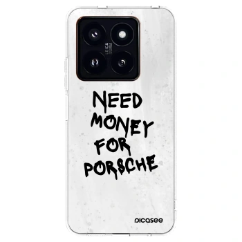 Picasee silikónový prehľadný obal pre Xiaomi 14 Pro - White Dollar