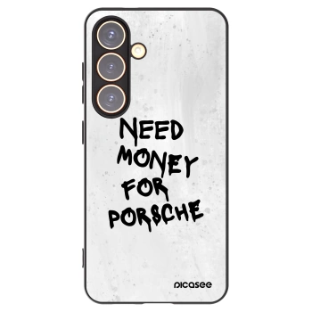 Picasee silikónový čierny obal pre Samsung Galaxy S24 S921B 5G - White Dollar