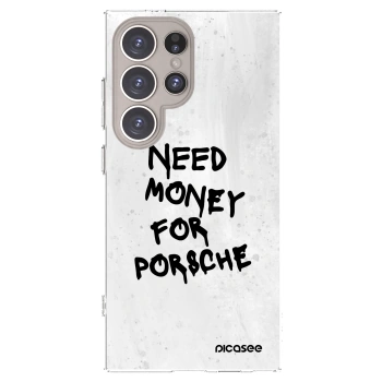Picasee silikónový prehľadný obal pre Samsung Galaxy S24 Ultra S928B 5G - White Dollar