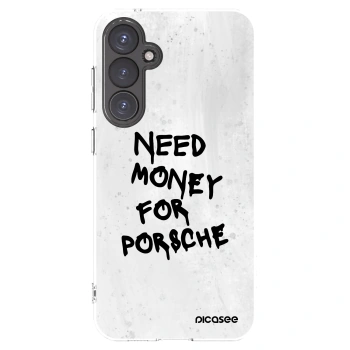 Picasee silikónový prehľadný obal pre Samsung Galaxy S23 FE S711B - White Dollar
