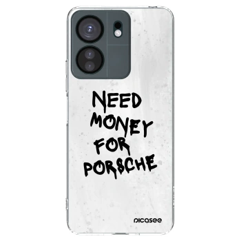 Picasee silikónový prehľadný obal pre Xiaomi Redmi 13C 4G - White Dollar