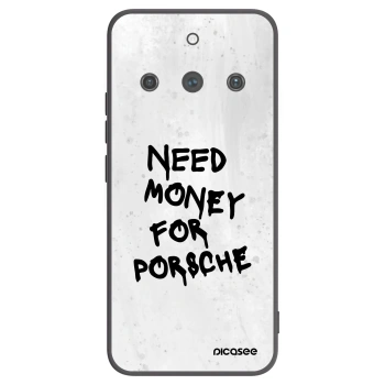 Picasee silikónový čierny obal pre Realme 11 Pro+ - White Dollar