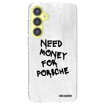 Picasee silikónový prehľadný obal pre Samsung Galaxy A35 5G A356B - White Dollar