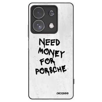 Picasee silikónový čierny obal pre Xiaomi Redmi Note 13 Pro 4G - White Dollar