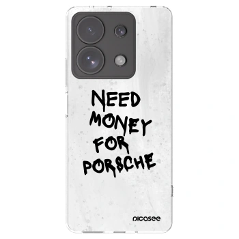 Picasee silikónový prehľadný obal pre Xiaomi Redmi Note 13 Pro 4G - White Dollar