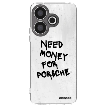 Picasee silikónový prehľadný obal pre Xiaomi Redmi 13 4G - White Dollar