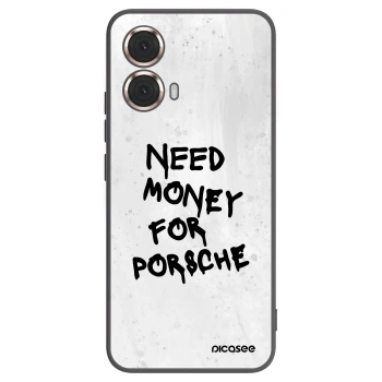 Picasee silikónový čierny obal pre Motorola Moto G85 - White Dollar