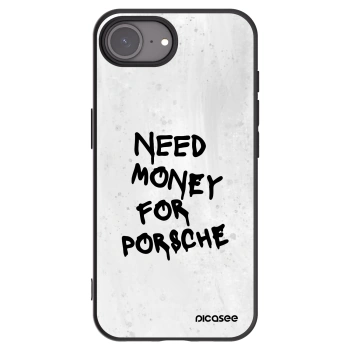 Picasee silikónový čierny obal pre Apple iPhone 16e - White Dollar