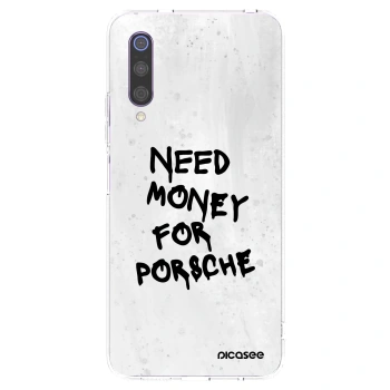 Picasee silikónový prehľadný obal pre Xiaomi Mi 9 - White Dollar