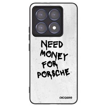 Picasee silikónový čierny obal pre Xiaomi 14T Pro - White Dollar