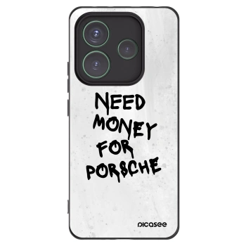 Picasee silikónový čierny obal pre Xiaomi Redmi Note 14 5G - White Dollar