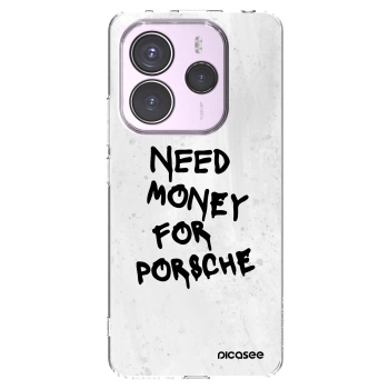 Picasee silikónový prehľadný obal pre Xiaomi Redmi Note 14 5G - White Dollar