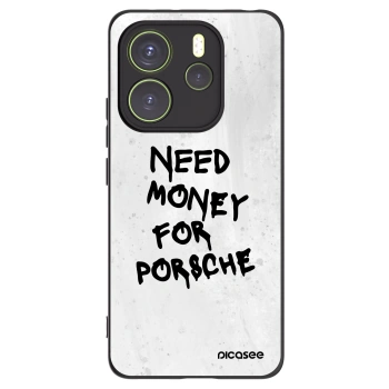 Picasee silikónový čierny obal pre Xiaomi Redmi Note 14 4G - White Dollar