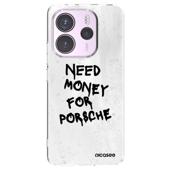 Picasee silikónový prehľadný obal pre Xiaomi Redmi Note 14 4G - White Dollar