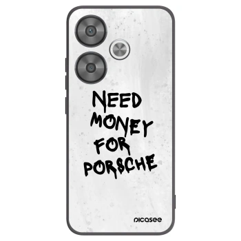 Picasee silikónový čierny obal pre Xiaomi Poco F6 - White Dollar