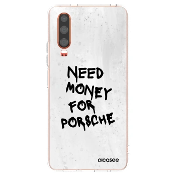 Picasee silikónový prehľadný obal pre Huawei P30 - White Dollar