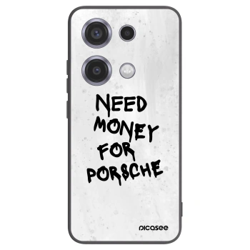 Picasee silikónový čierny obal pre Xiaomi Redmi Note 14S - White Dollar