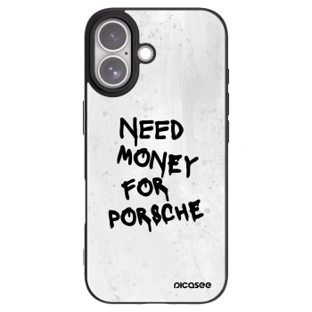 Picasee silikónový čierny obal pre Apple iPhone 17 - White Dollar