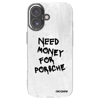 Picasee silikónový prehľadný obal pre Apple iPhone 17 - White Dollar