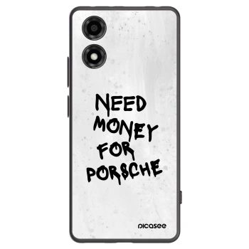 Picasee silikónový čierny obal pre Motorola Moto E14 - White Dollar