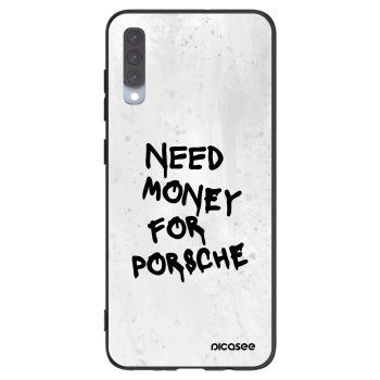Picasee silikónový čierny obal pre Samsung Galaxy A70 A705F - White Dollar