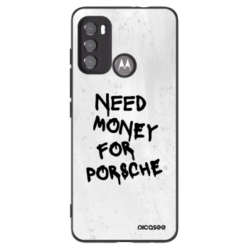 Picasee silikónový čierny obal pre Motorola Edge 60 5G - White Dollar