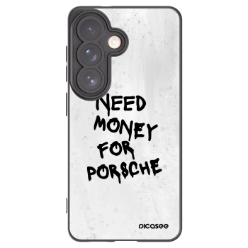Picasee silikónový čierny obal pre Samsung Galaxy S26 - White Dollar