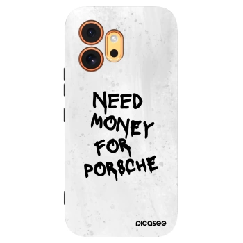 Picasee silikónový čierny obal pre Honor 600 - White Dollar