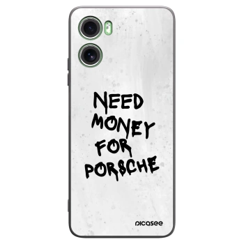 Picasee silikónový čierny obal pre Motorola Moto G06 - White Dollar