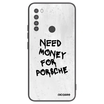 Picasee silikónový čierny obal pre Xiaomi Redmi Note 8 - White Dollar