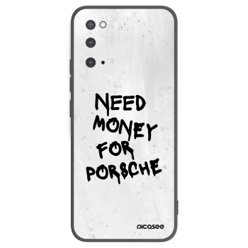 Picasee silikónový čierny obal pre Samsung Galaxy S20 G980F - White Dollar