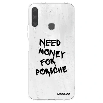 Picasee silikónový prehľadný obal pre Huawei P40 Lite E - White Dollar
