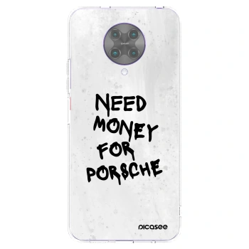 Picasee silikónový prehľadný obal pre Xiaomi Poco F2 Pro - White Dollar