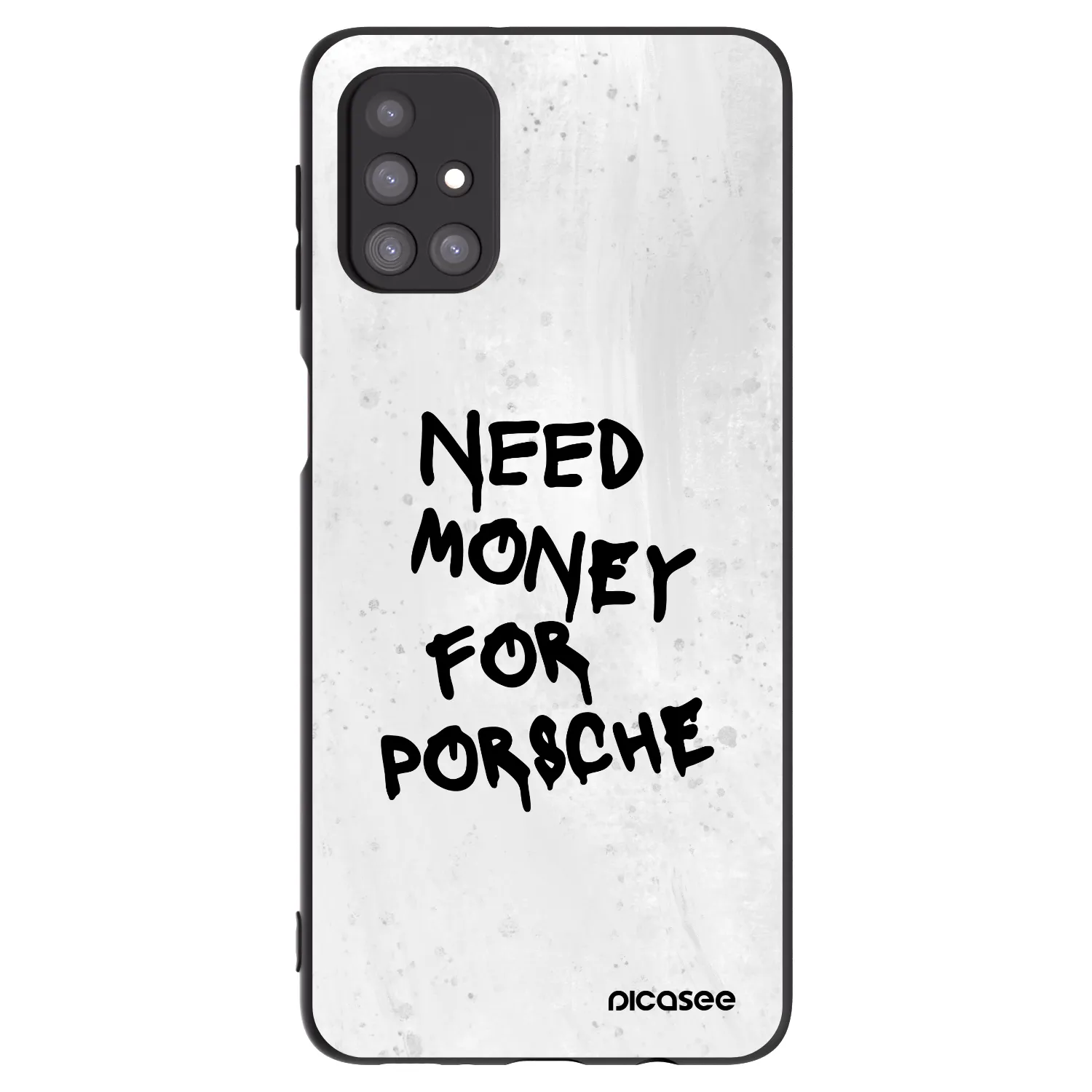 Picasee silikónový čierny obal pre Samsung Galaxy M31s - White Dollar